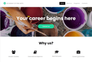 nuovi template website builder